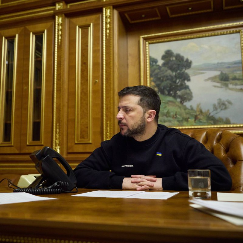 President Zelensky had a phone call with President Macron