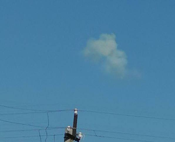 Explosions were audible over Belgorod