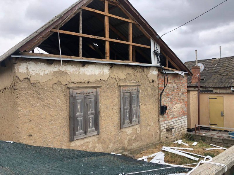 Russian artillery shelled Nikopol today