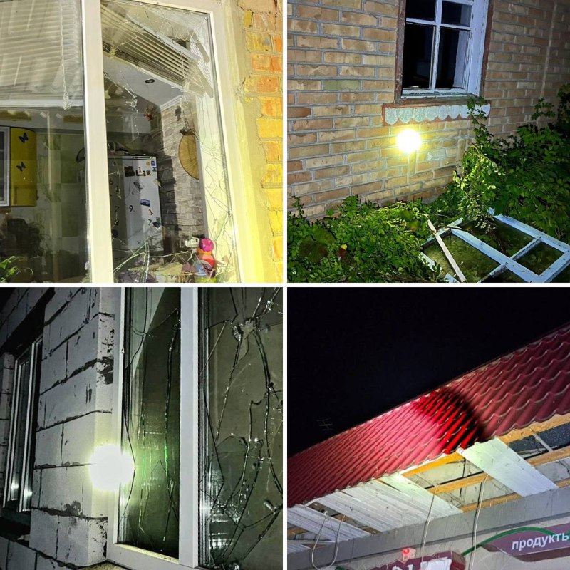 Russian artillery shelled Nikopol district overnight, also a missile hit was reported in Dnipro district