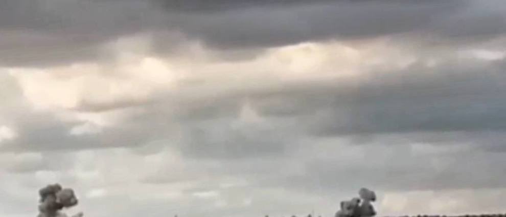 About 10 bombs were dropped on Beryslav