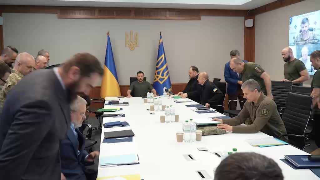 Commander-in-chief Syrsky reported to Zelensky on situation at Pokrovsk direction, and at Kursk direction where Ukrainian Defense forces have advanced up to 2 kms, establishing control over additional 5km2 of territory