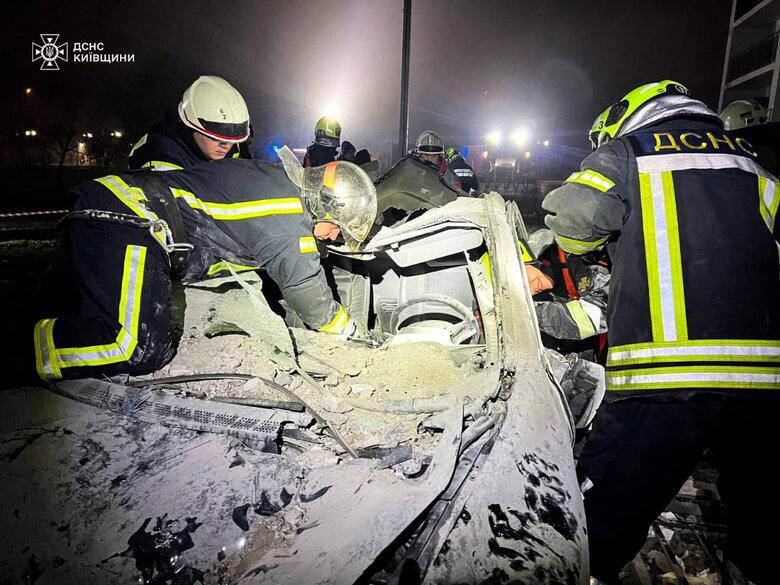 Residential house was partially destroyed in Kyiv region as result of a drone strike