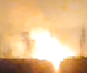 Big fire in Zaporizhzhia after drone strike