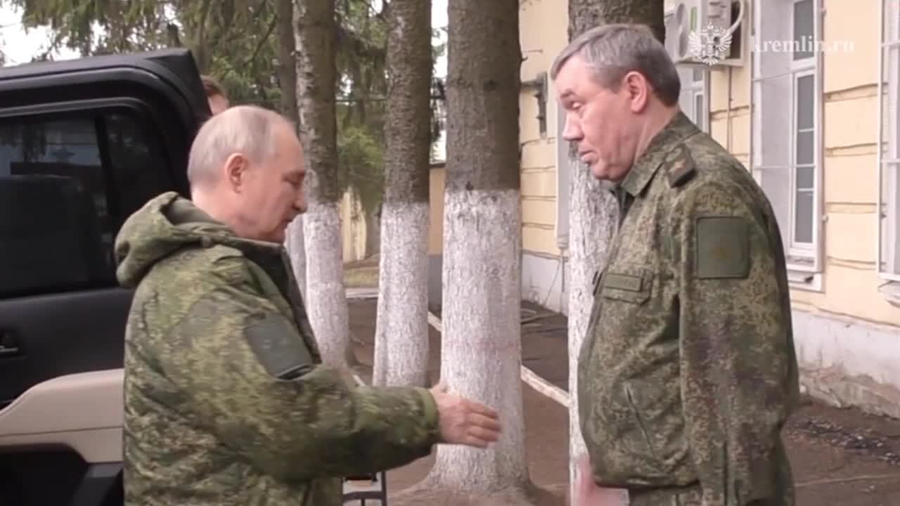 Putin and Chief of the General Staff of the Armed Forces of the Russian Federation Gerasimov had visited Kursk region