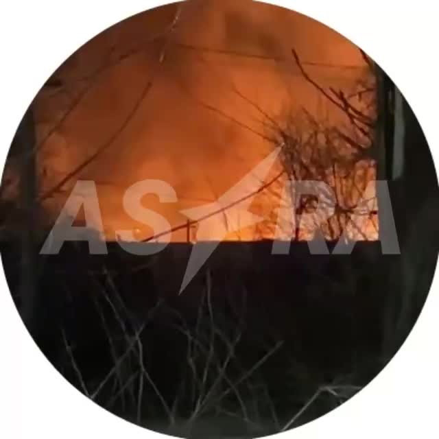 Big fire reported in Volgograd after the drone attack