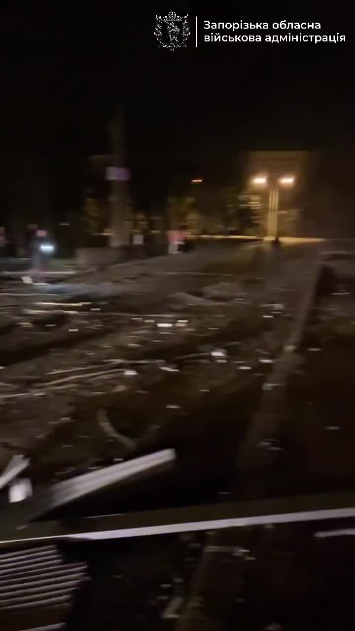 At least 1 person killed as result of the drones attack in Zaporizhzhia