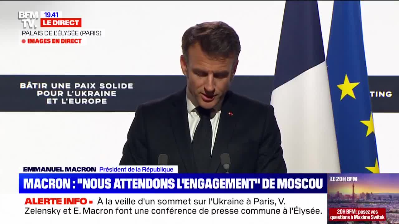 Emmanuel Macron announces two billion euros in military aid to Ukraine