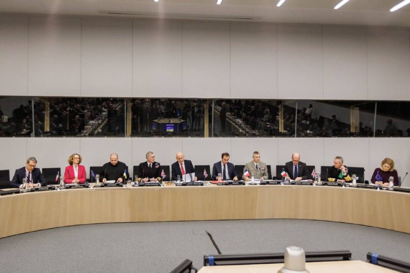 A meeting of the Coalition of the Willing is currently taking place in Brussels at the level of defense ministers