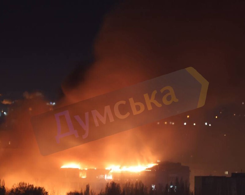 Several fires across Odesa after drone strikes