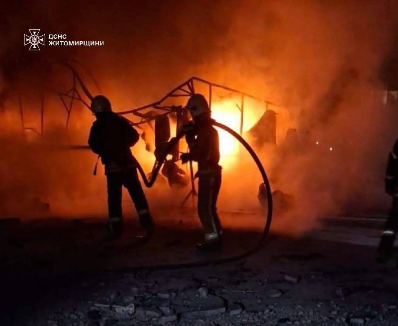 1 person wounded as result of Shahed-type drones attack in Zhytomyr