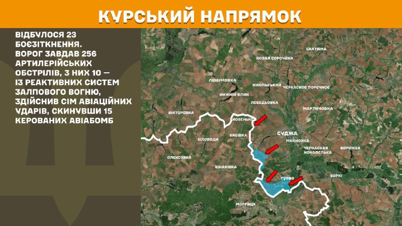 In Kursk region Ukrainian forces have repelled 23 Russian army assaults, - General Staff of Armed Forces of Ukraine reports