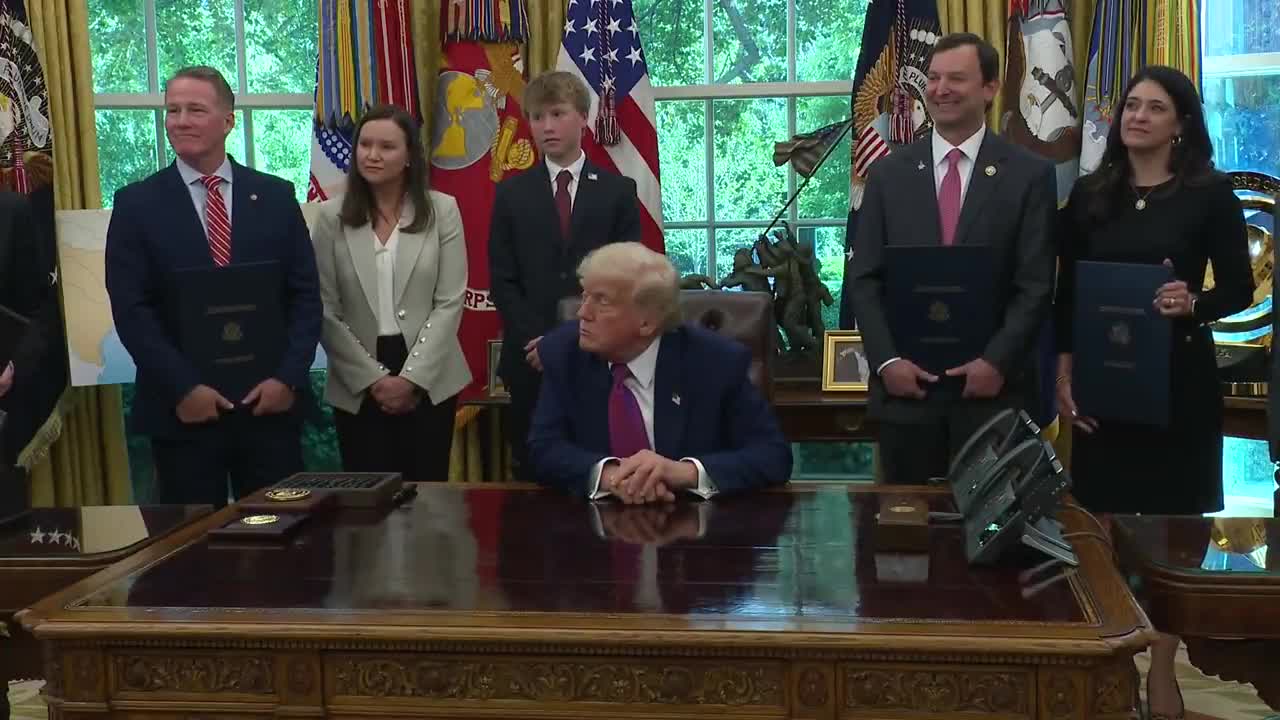 REPORTER: The US embassy in Kyiv is warning right now about a possible Russian significant attack on Kyiv. What's your message for Putin? TRUMP: I have a message for both parties. Get this war ended