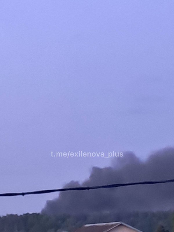 Fire at the military unit at Mygalovo airfield after drone strikes