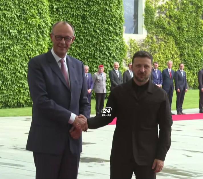 President Zelensky met with Chancellor Merz in Berlin