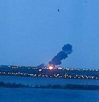 Fuel depot exploded in Engels