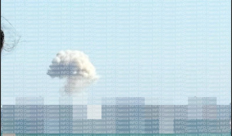 Smoke is rising over Odesa after Iskander-M ballistic missile strike