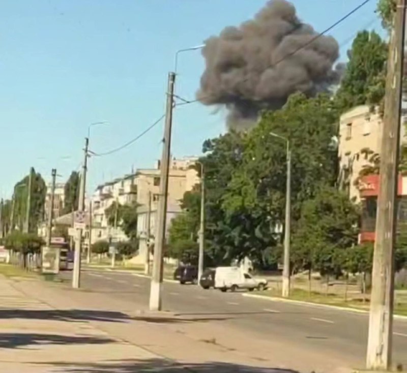 Drone strike reported at the military enlistment office in Kremenchuk