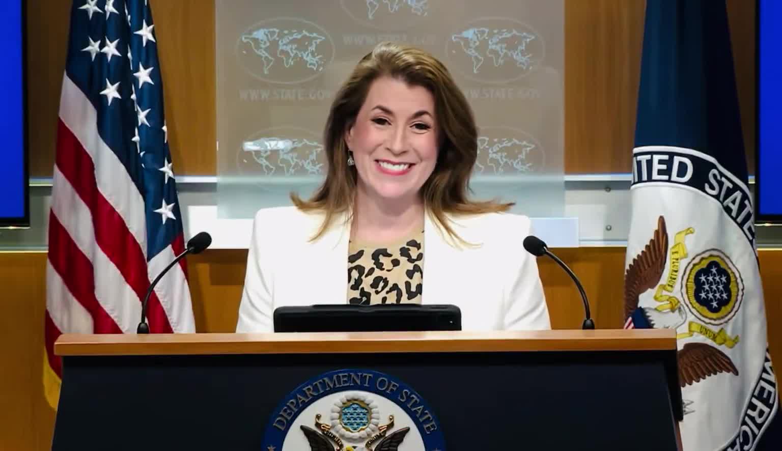 U.S. says never meant to stop supporting Ukraine, and will continue to help. We have been and remain Ukraine's biggest supporter, Department of the State Spokesperson tells We'll continue to help them, she adds