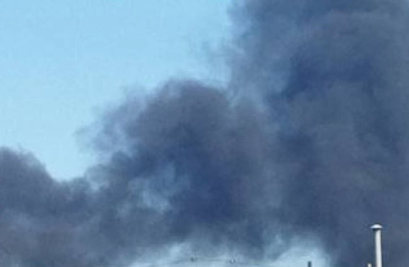 Smoke is rising in Pavlohrad after new explosion