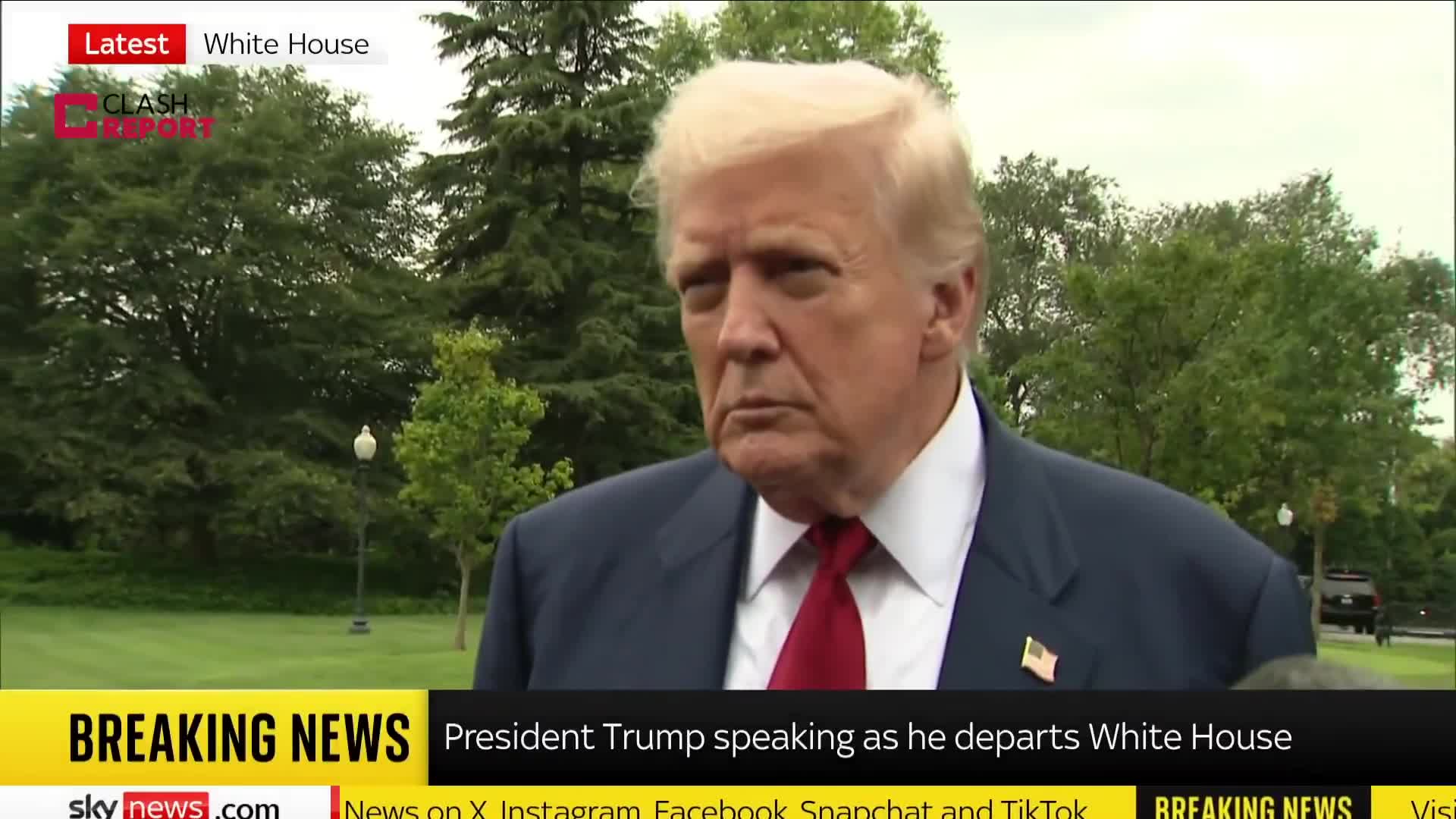 Trump:  Medvedev was talking about nuclear bombs, when you talk about nuclear we have to be prepared.  We are totally prepared