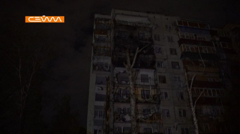 1 person killed, 10 wounded after drone crashed into residential house in Kursk