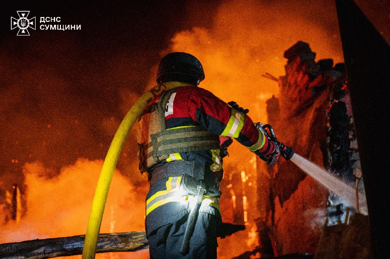 6 people wounded as result of overnight Russian bombardment in Sumy community