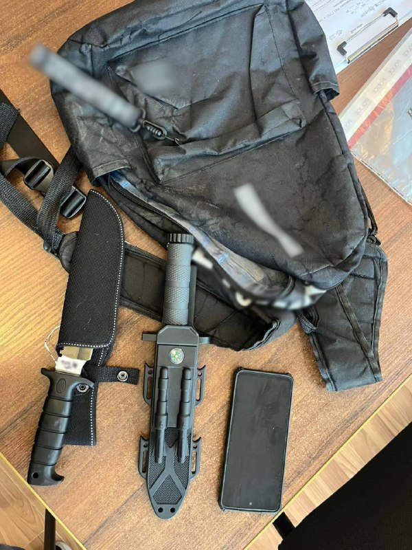 Stabbing attack was foiled at the school in Transcarpathia region. 15 years old schoolboy detained, knifes seized. Ukrainian police was tipped by British colleagues after alarming posts on social media