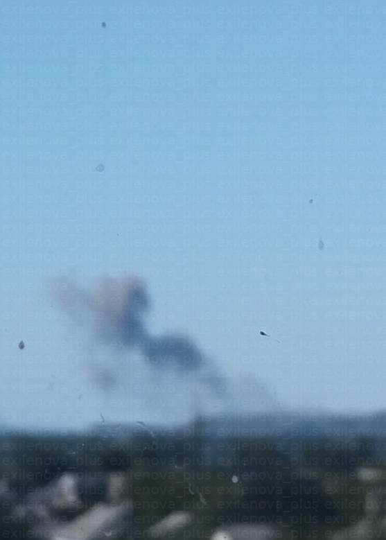 Reports of a missile strike in Donetsk