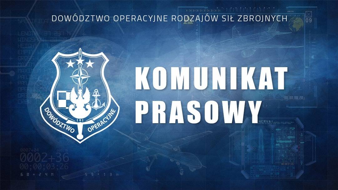 Operational Command of the Polish Armed Forces: As a result of today's attack by the Russian Federation on Ukrainian territory, an unprecedented violation of Polish airspace by drones occurred. This is an act of aggression that has posed a real threat to the safety of our citizens. On the orders of the Operational Commander of the Polish Armed Forces, defensive procedures were immediately initiated. Polish and allied assets monitored several objects by radar, and considering those that might pose a threat, the Operational Commander of the Polish Armed Forces decided to neutralize them. Some of the drones that intruded into our airspace were shot down. Searches and location of the possible crash sites of these objects are ongoing. The Operational Command of the Polish Armed Forces is monitoring the current situation, and Polish and allied forces and assets remain fully prepared for further operations.