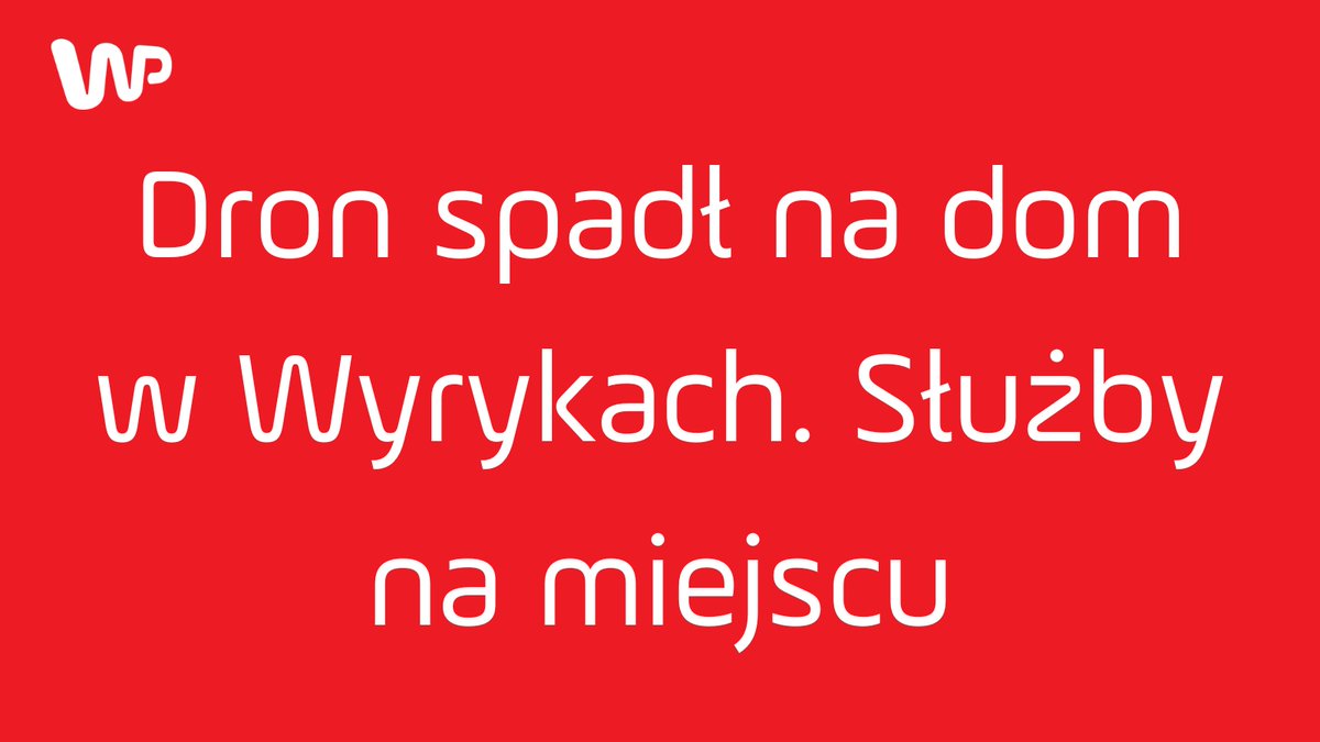 Drone debris fell on a house and a car in Wyryki near Włodawa (Lublin Voivodeship). Emergency services have been on the scene since 6 a.m.