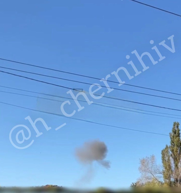 Explosions were reported in Chernihiv
