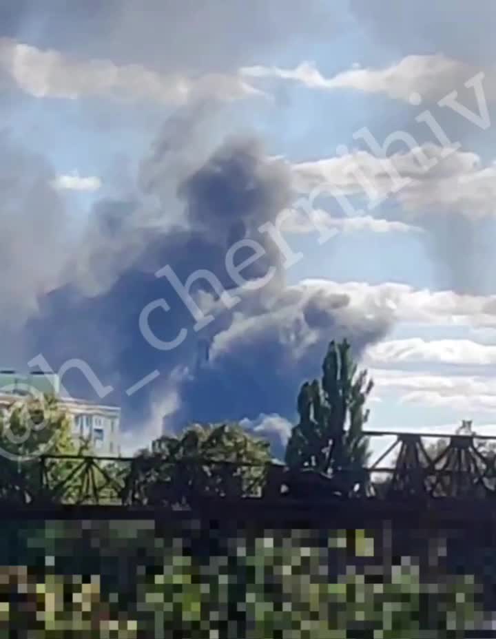 Critical power infrastructure was attacked in Chernihiv. Partial blackout in the city after violent explosions