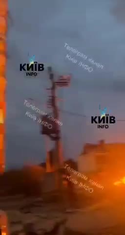 Several houses damaged as result of drone strike at Borschahivka in Kyiv