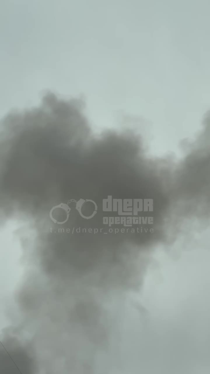 Multiple fires in Dnipro city as result of drones strikes