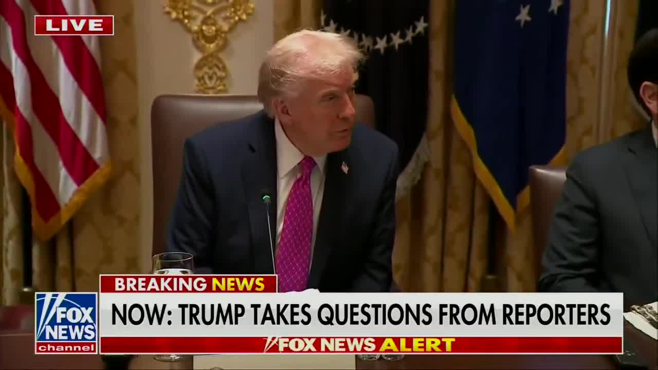 Question: What if Putin doesn't agree to peace during your meeting in Hungary What then? TRUMP: Let's see what happens. I think he will. I think President Putin wants to end the war