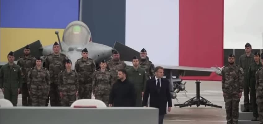 France and Ukraine signed a historic declaration on Ukraine's acquisition of Rafale fighter jets, missiles for them, and SAMP/T air defense systems, — Zelensky