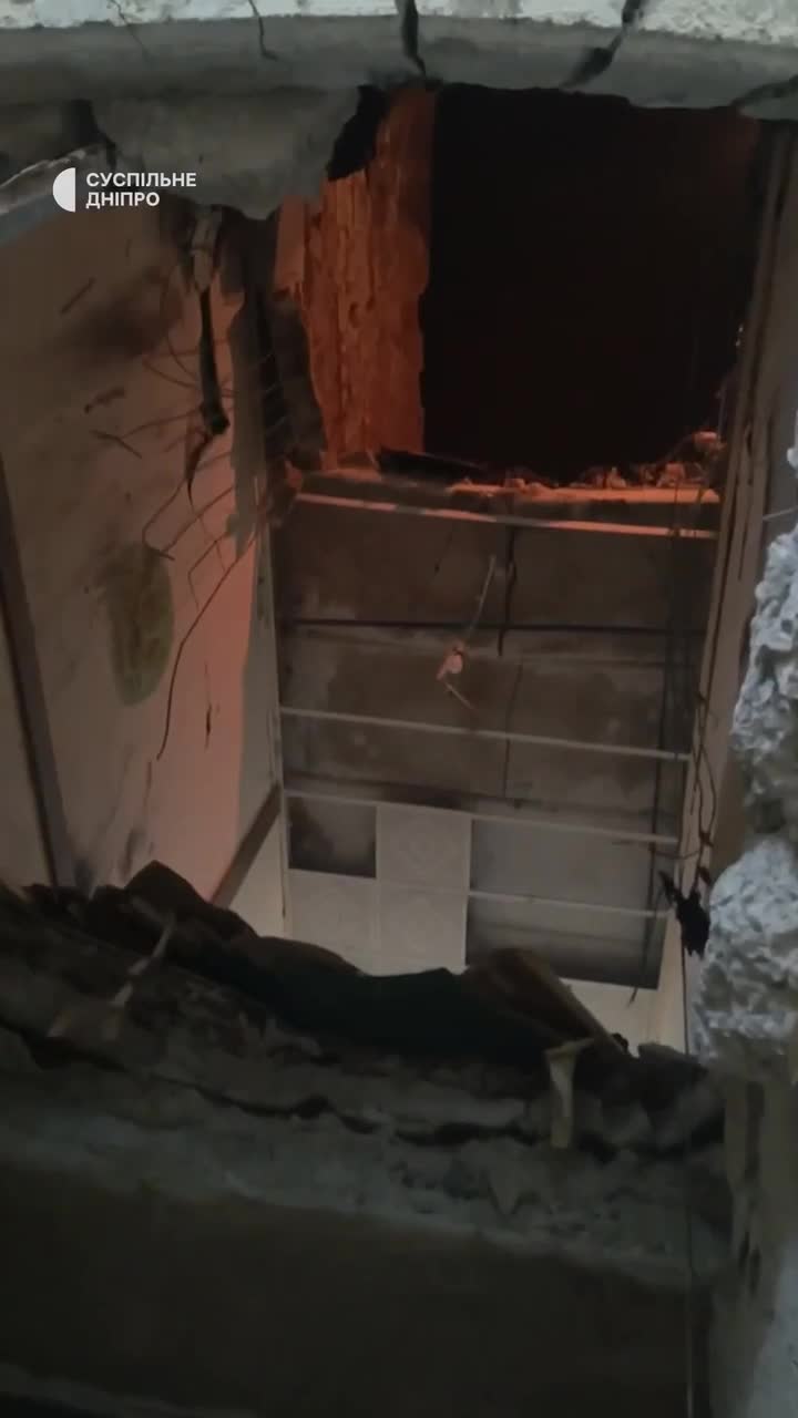 Editorial offices of Suspilne Dnipro and Ukrainske radio station were damaged as result of Russian drones strikes in Dnipro city