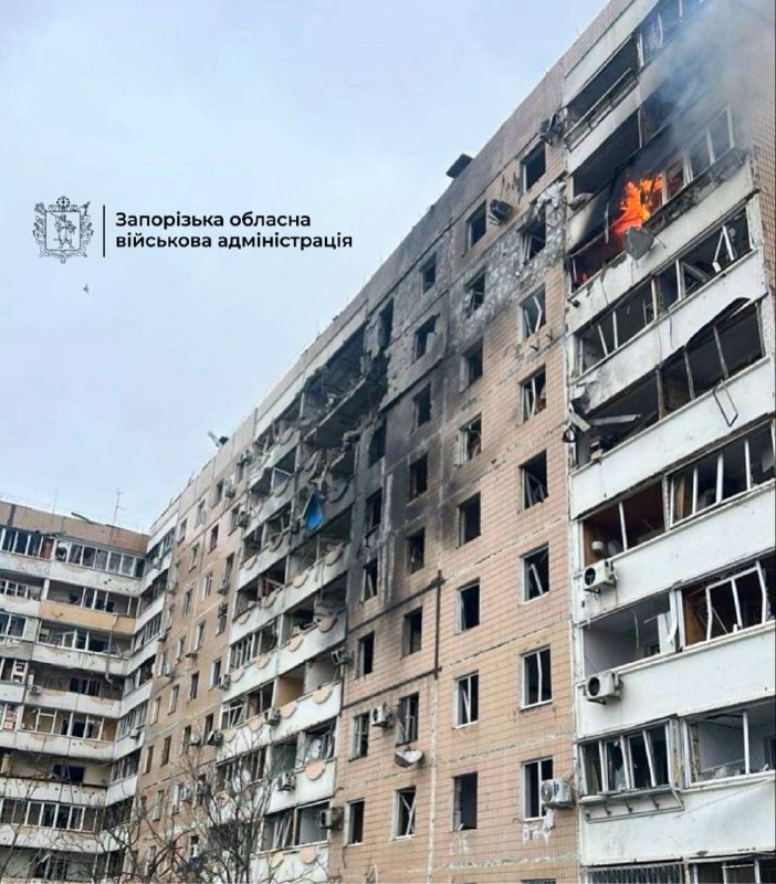 Russian airstrike targeted residential house in Zaporizhzhia