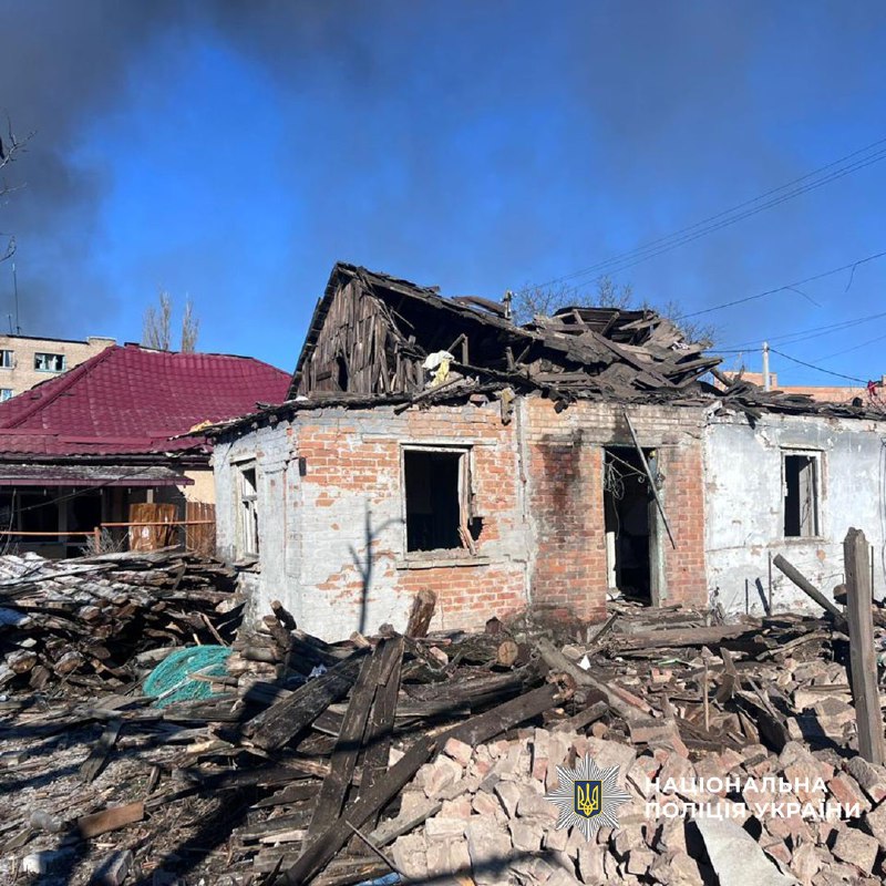 Russian army shelled Druzhkivka with MLRS Smerch