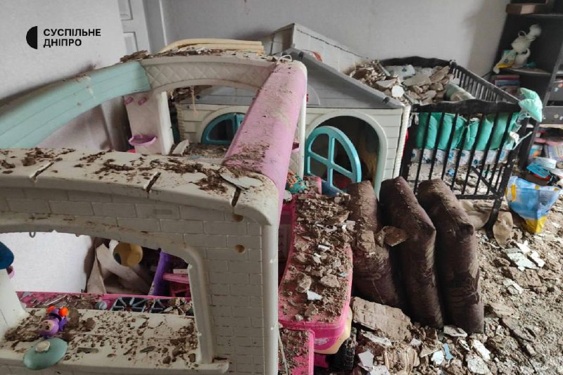 2 children wounded as result of Russian attack in Dnipro city overnight