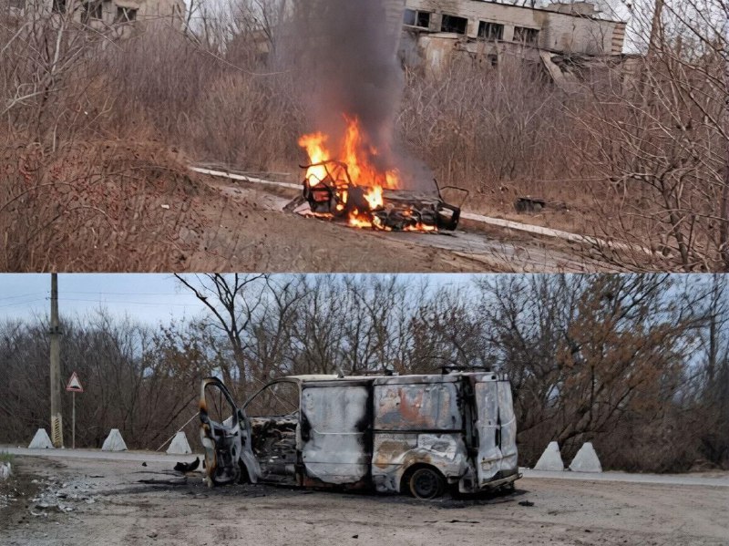 3 workers of Sloviansk power plant were killed as result of drone strike at their car in Mykolaivka