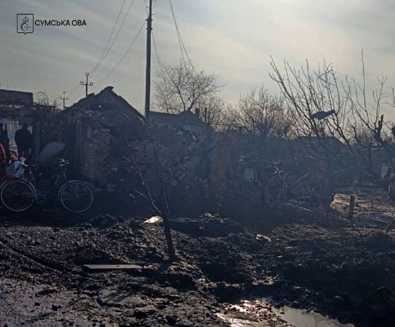 3 people wounded as result of airstrikes in Hlukhiv community of Sumy region