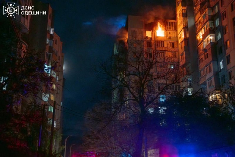 В Одесі внаслідок ударів дронів постраждали двоє людей