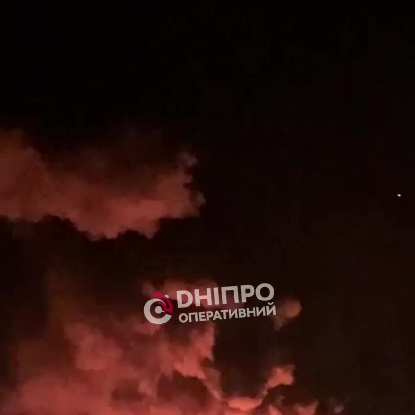 In der Nähe der Stadt Dnipro wurden Explosionen gemeldet