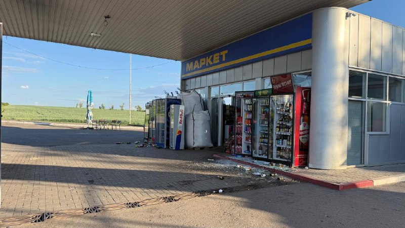 Balaklia mahallesinde drone bir arabaya çarptı