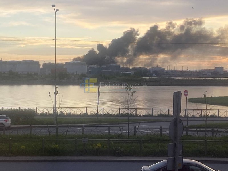 Sankt Petersburg'daki petrol terminaline insansız hava araçlarıyla saldırı düzenlendi.