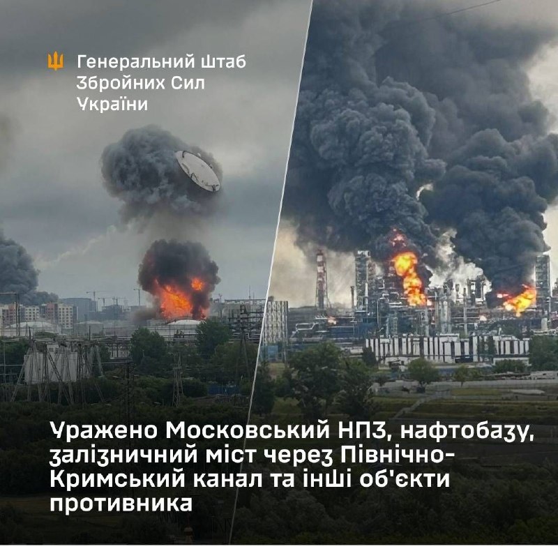 Der Generalstab der Streitkräfte der Ukraine meldet einen Angriff auf Brücken in der Nähe von Hranitne in der Region Donezk und Rozdolne auf der besetzten Krim.